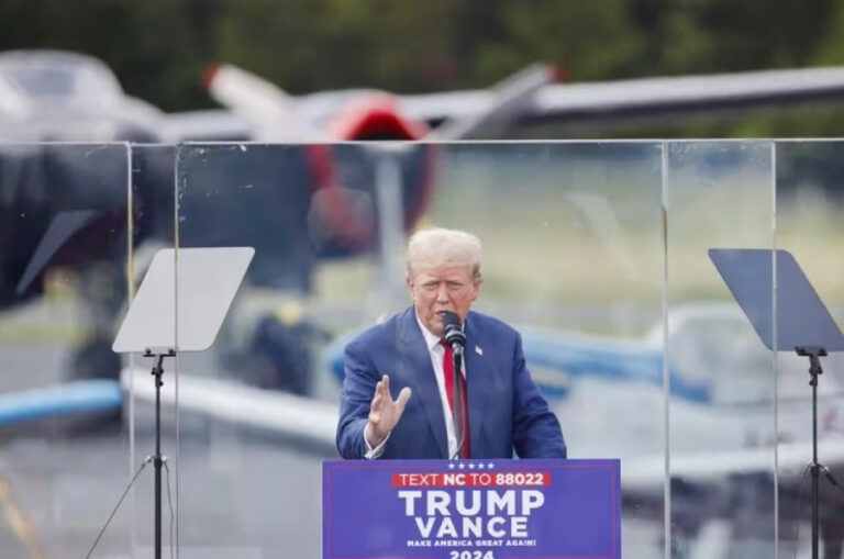 primer acto al aire libre de Donald Trump-min